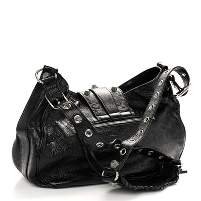 Balenciaga Agneau Arena Medium Le Cagole Shoulder Bag Black 4 of 18
