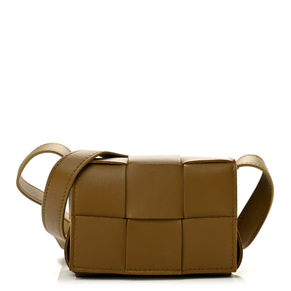 Bottega Veneta Lambskin Maxi Intrecciato Extra Mini Cassette Crossbody Bag Acorn 1 of 10