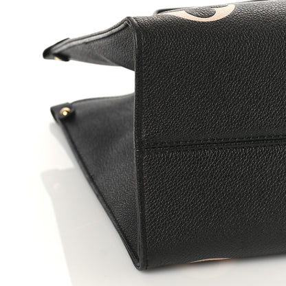 Louis Vuitton Empreinte Monogram Giant Onthego MM Black Beige 7 of 10