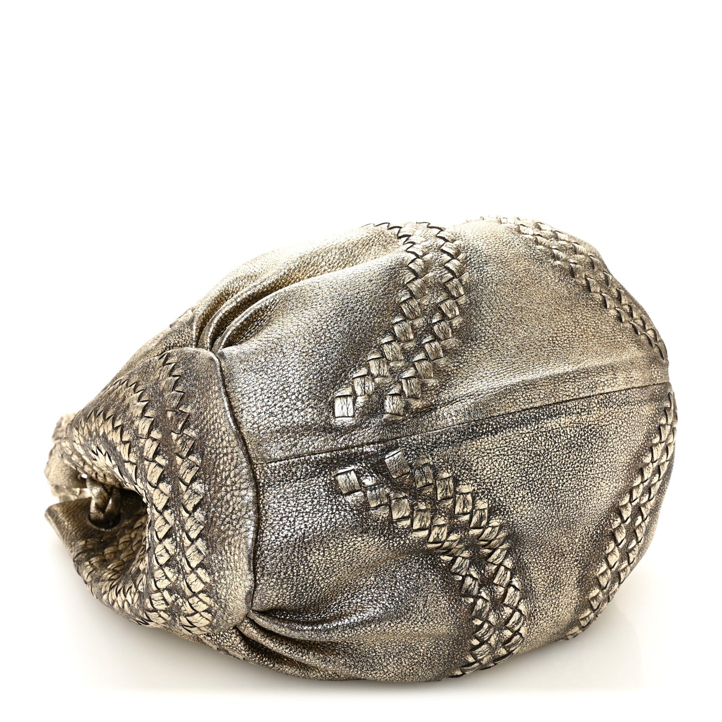 Metallic Cervo Illusion Hobo Platino Ossidato