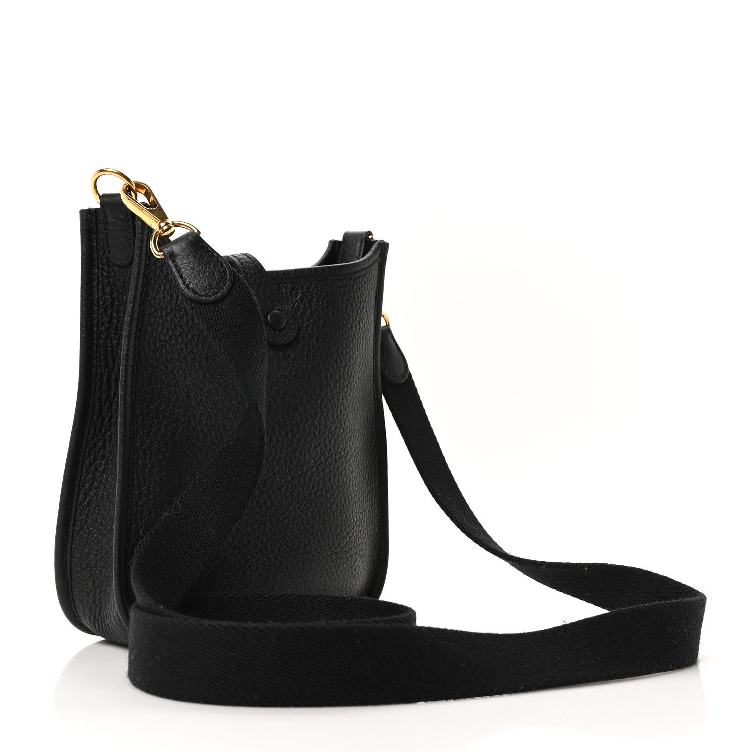 Hermes Taurillon Clemence Evelyne TPM Black 3 of 10