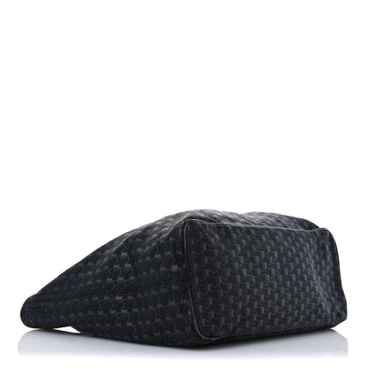 Moynat Calfskin Canvas 1920 M Monogram MM Tote Black Multicolor 4 of 14