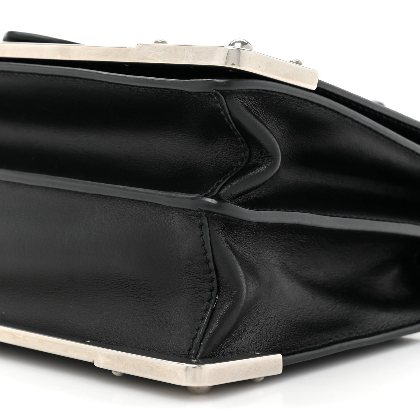 City Calf Saffiano Cahier Bag Black