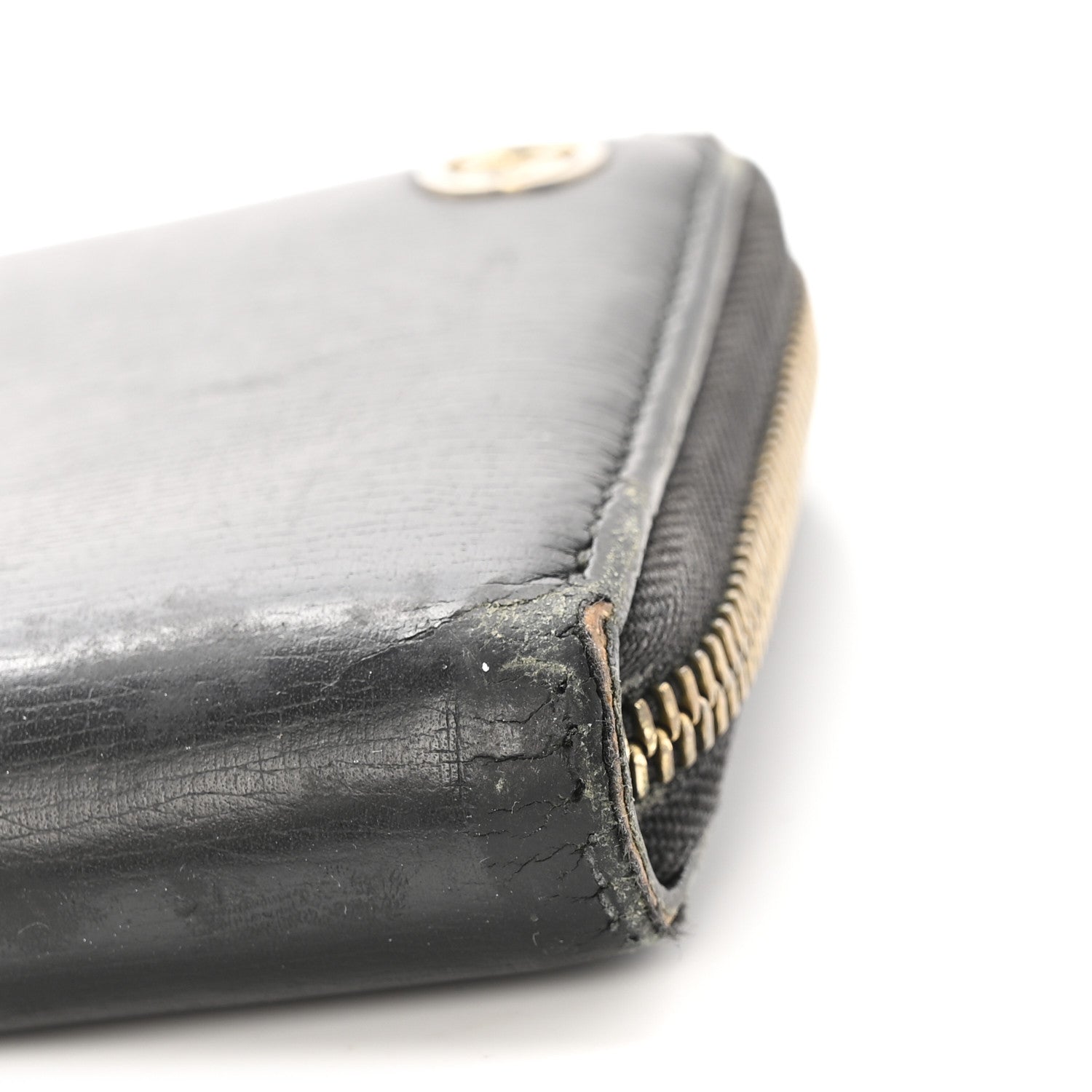 Gucci Calfskin GG Zip Around Wallet Black 9 of 14