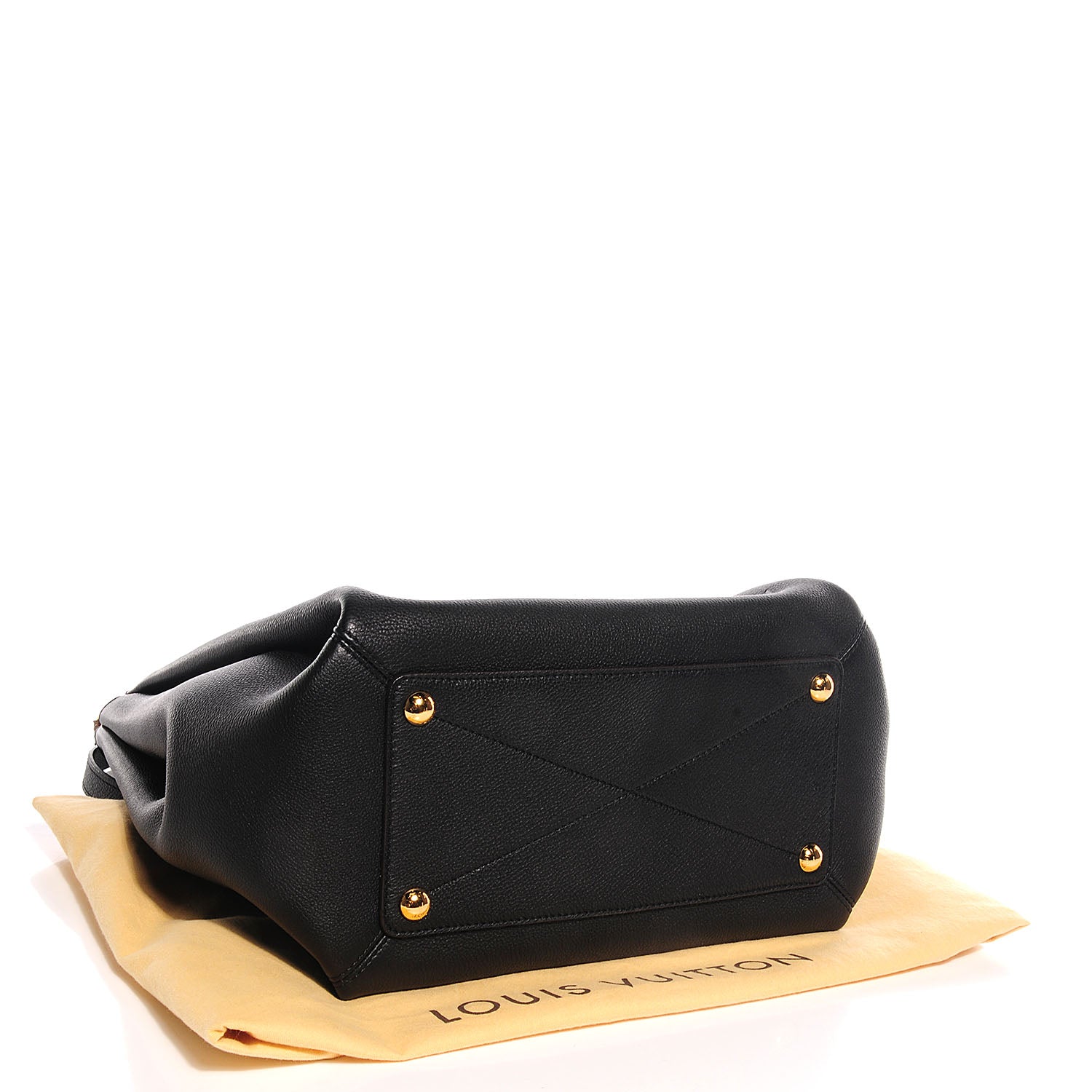 Louis Vuitton Veau Cachemire Python Babylone MM Black 4 of 7
