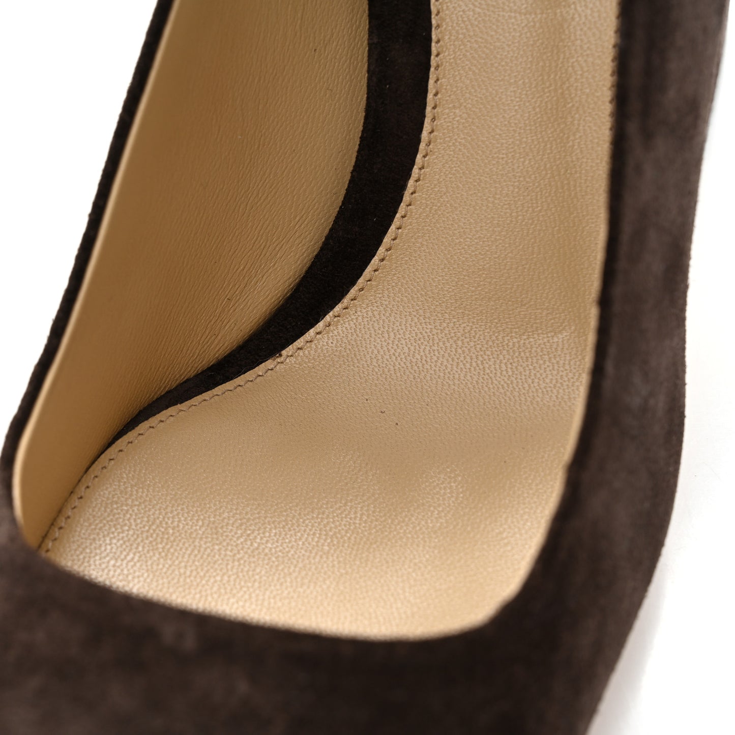 Rough Suede Tower Pump 90mm Mule Pumps 39.5 Fondant