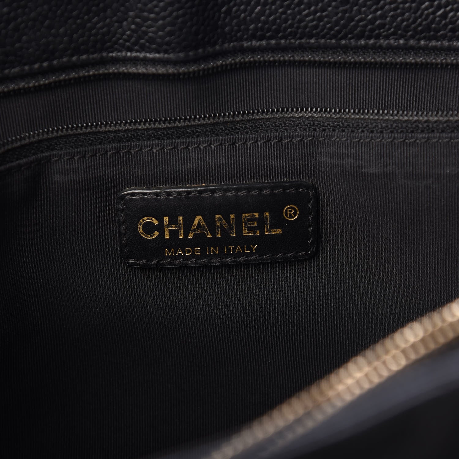 Chanel Caviar Quilted Grand Shopping Tote GST Black 6 of 9