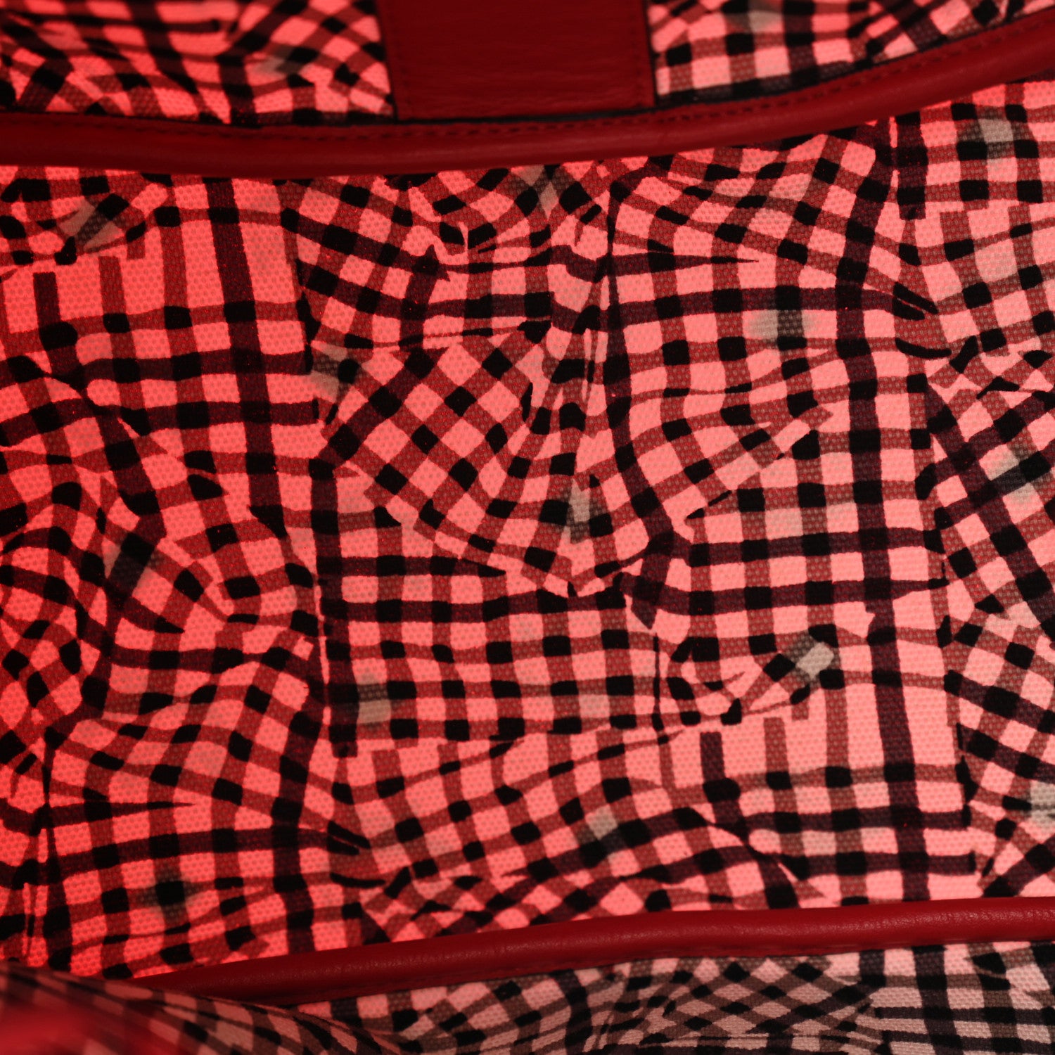 MCM Visetos Medium Liz Reversible Shopper Tote Ruby Red 8 of 15