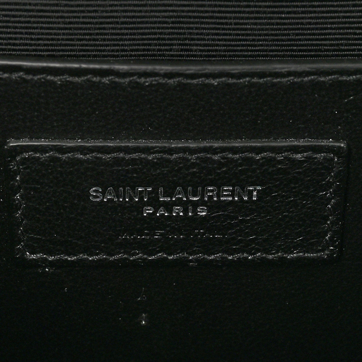 Grain De Poudre Textured Mixed Matelasse Triquilt Medium Monogram Satchel Black