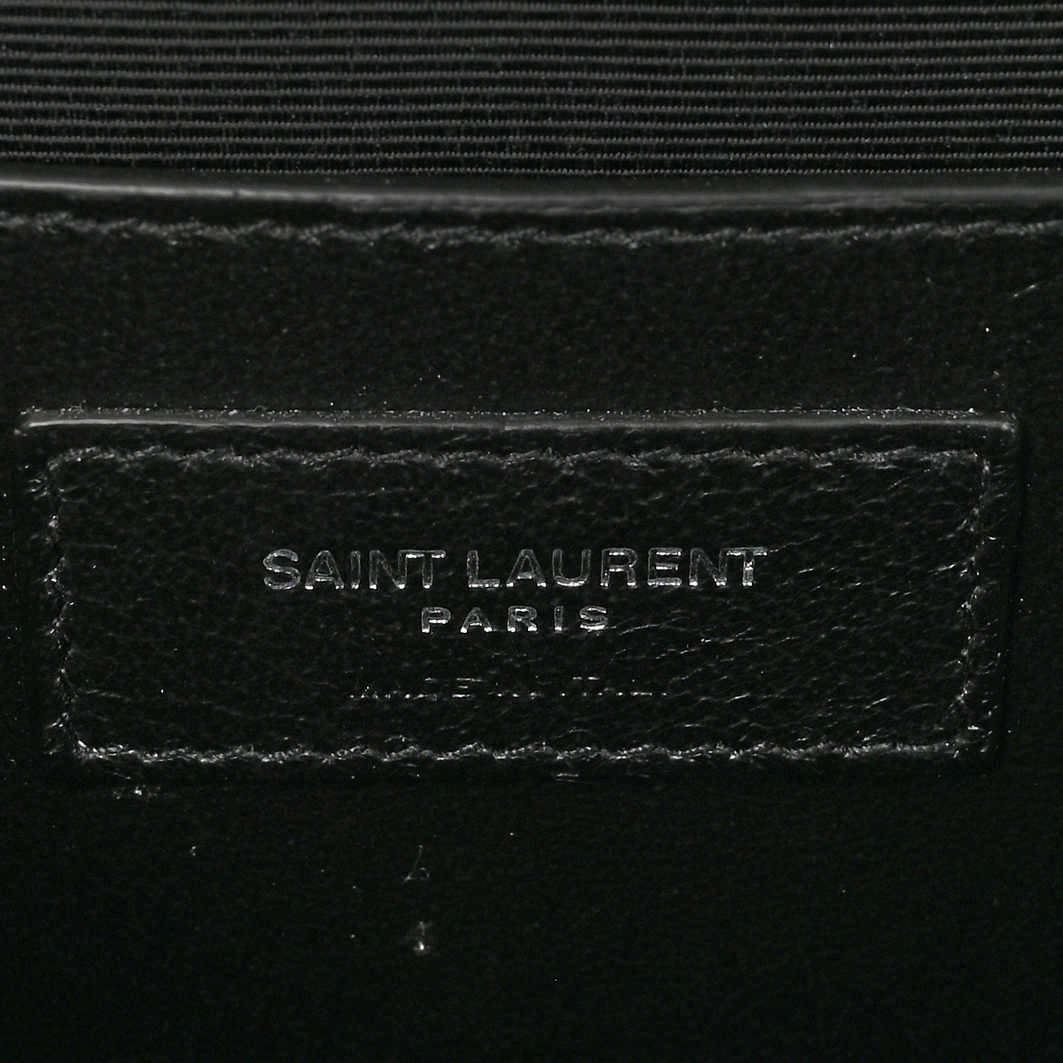 Saint Laurent Grain De Poudre Textured Mixed Matelasse Triquilt Medium Monogram Satchel Black 6 of 9