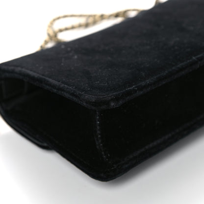 Gucci Velvet Crystal Square G Shoulder Bag Black 11 of 17
