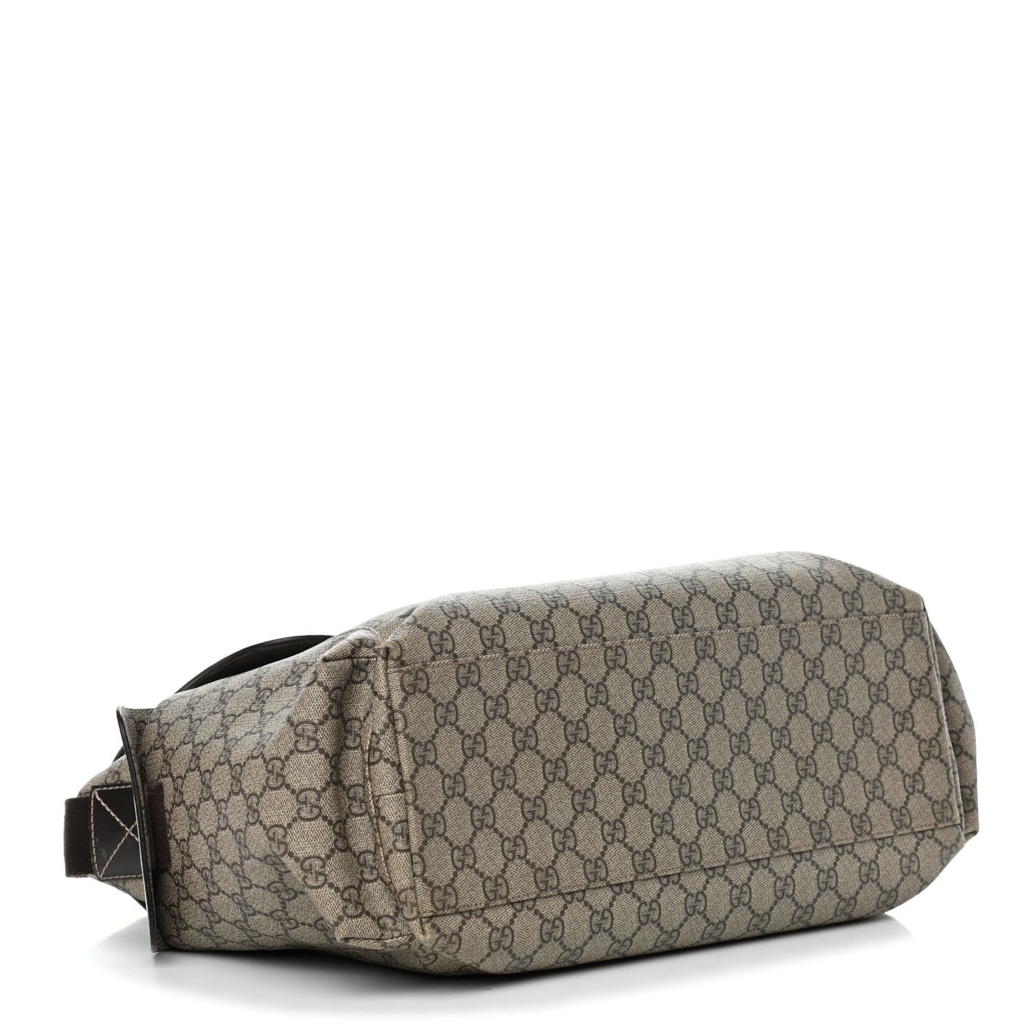 Gucci GG Plus Monogram Messenger Diaper Bag Dark Brown 3 of 4