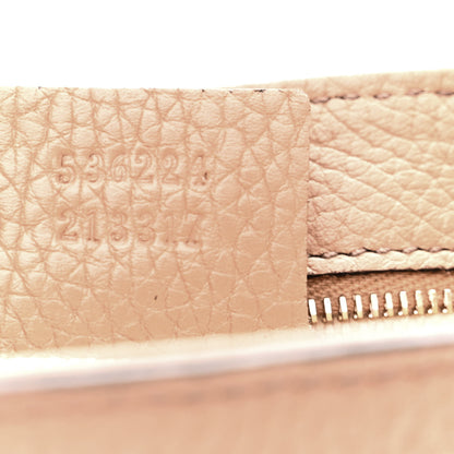 Gucci Pebbled Calfskin Medium Soho Flap Crossbody Camelia 7 of 11