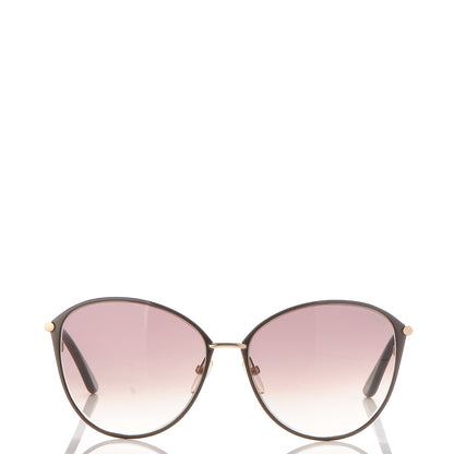 Tom Ford Penelope Vintage Round Sunglasses TF320 Brown 2 of 8