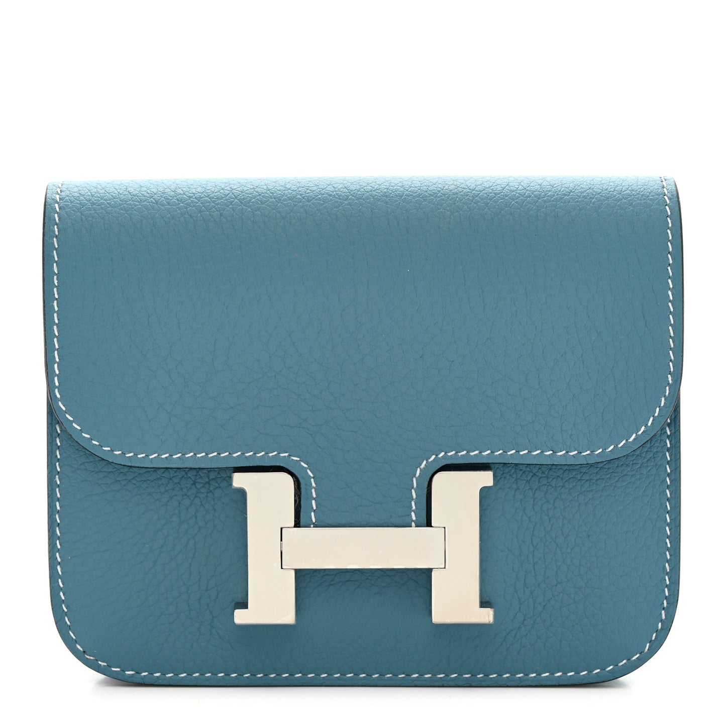 Evercolor Constance Slim Wallet Blue Jean