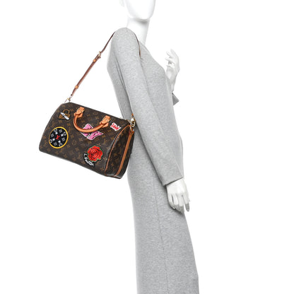 Louis Vuitton Monogram Patches Speedy Bandouliere 30 2 of 10
