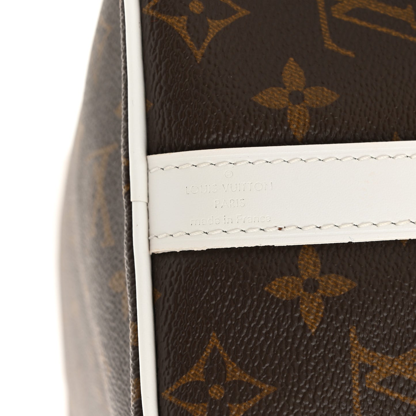 Monogram LV Match Speedy Bandouliere 25 White