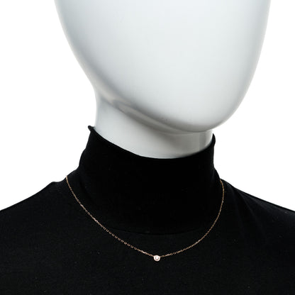 Cartier 18K Pink Gold Diamond XS D'Amour Pendant Necklace 2 of 6