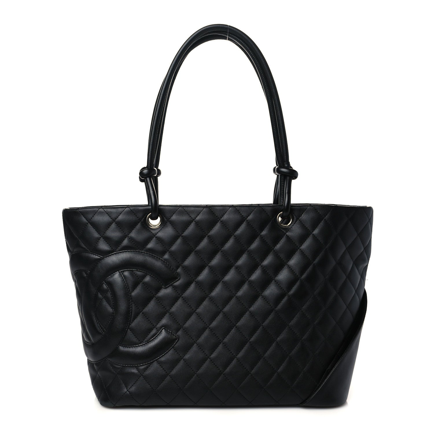 Chanel Calfskin Quilted Large Cambon Tote Black 1 of 9