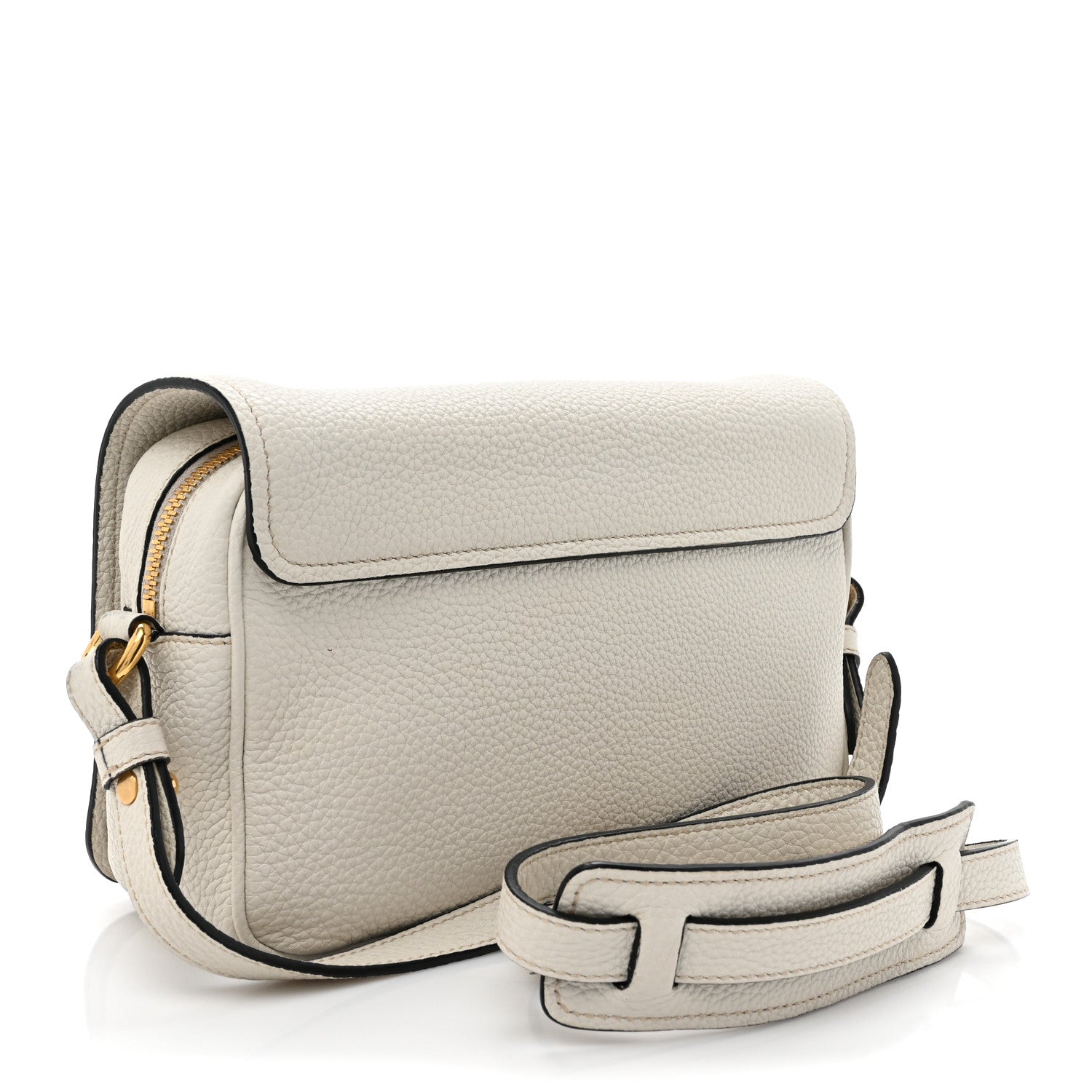 Prada Vitello Phenix Crossbody Bag Talco 2 of 9