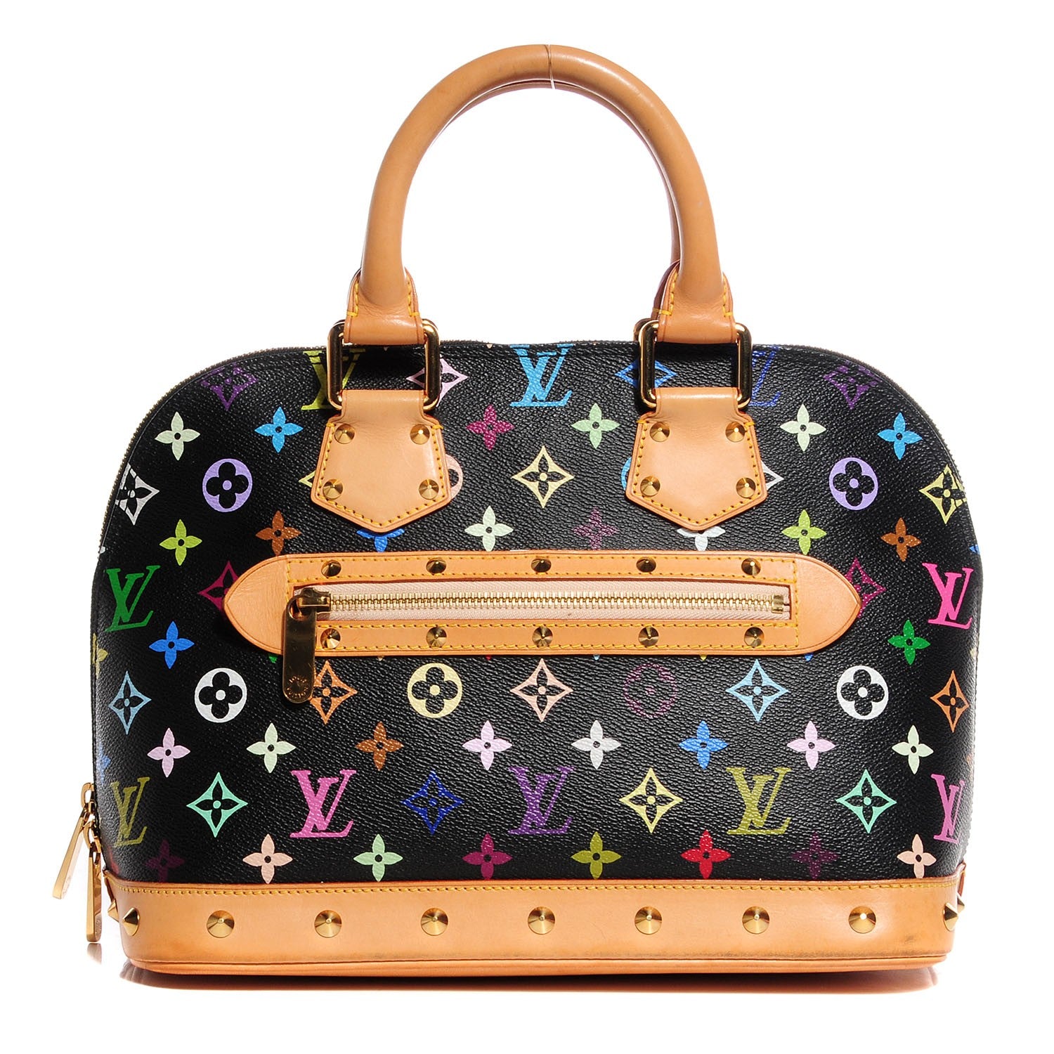 Louis Vuitton Monogram Multicolor Alma Black 1 of 7