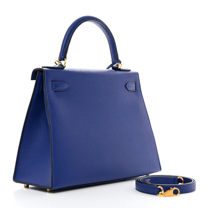 Hermes Epsom Kelly Sellier 28 Bleu Electrique 2 of 11