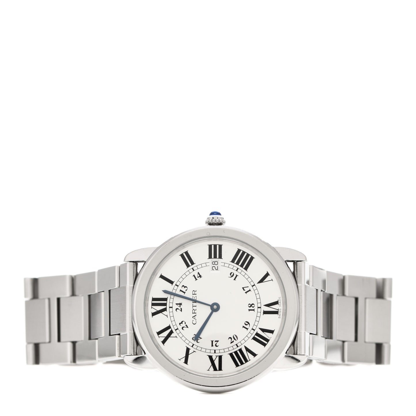 Stainless Steel 36mm Ronde Solo Quartz Watch