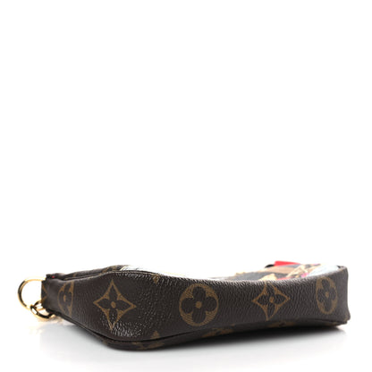 Louis Vuitton Monogram 2021 Christmas Animation London Mini Pochette Accessories Red 4 of 8