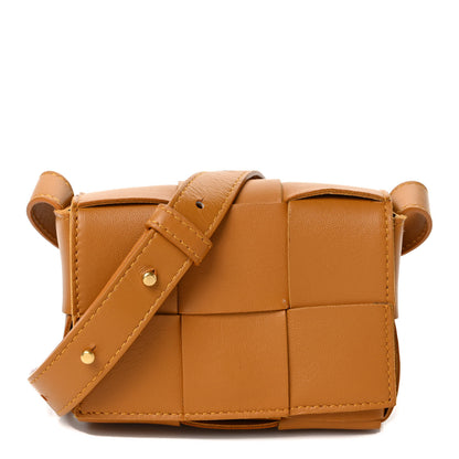 Bottega Veneta Lambskin Maxi Intrecciato Extra Mini Cassette Crossbody Bag Acorn 1 of 9