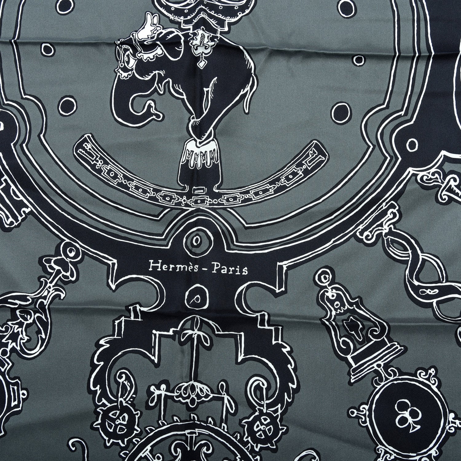 Hermes Silk Serio Ludere Scarf 90 3 of 6