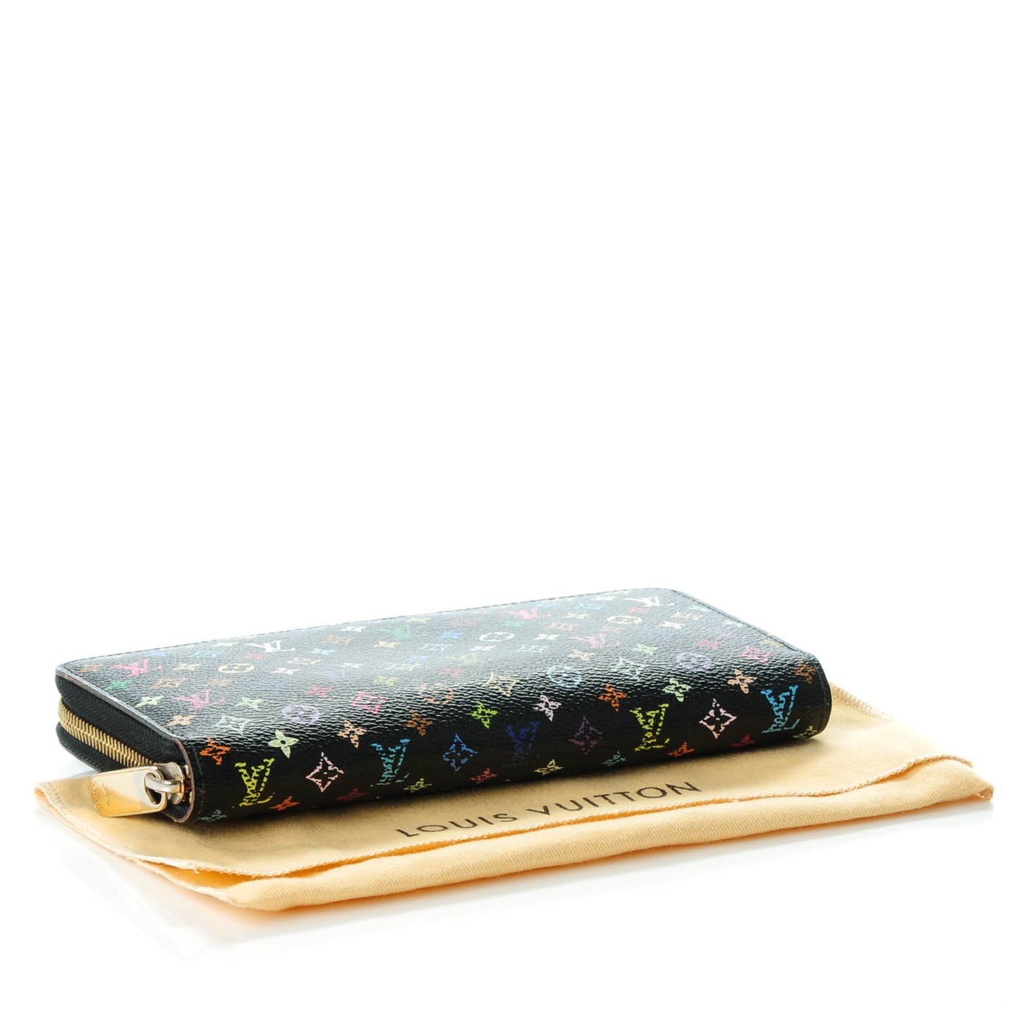 Monogram Multicolor Zippy Wallet Black Grenade