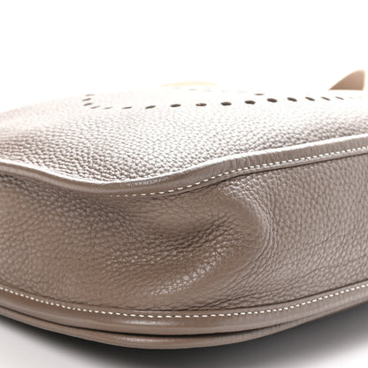 Hermes Taurillon Clemence Evelyne III PM Etoupe 9 of 10