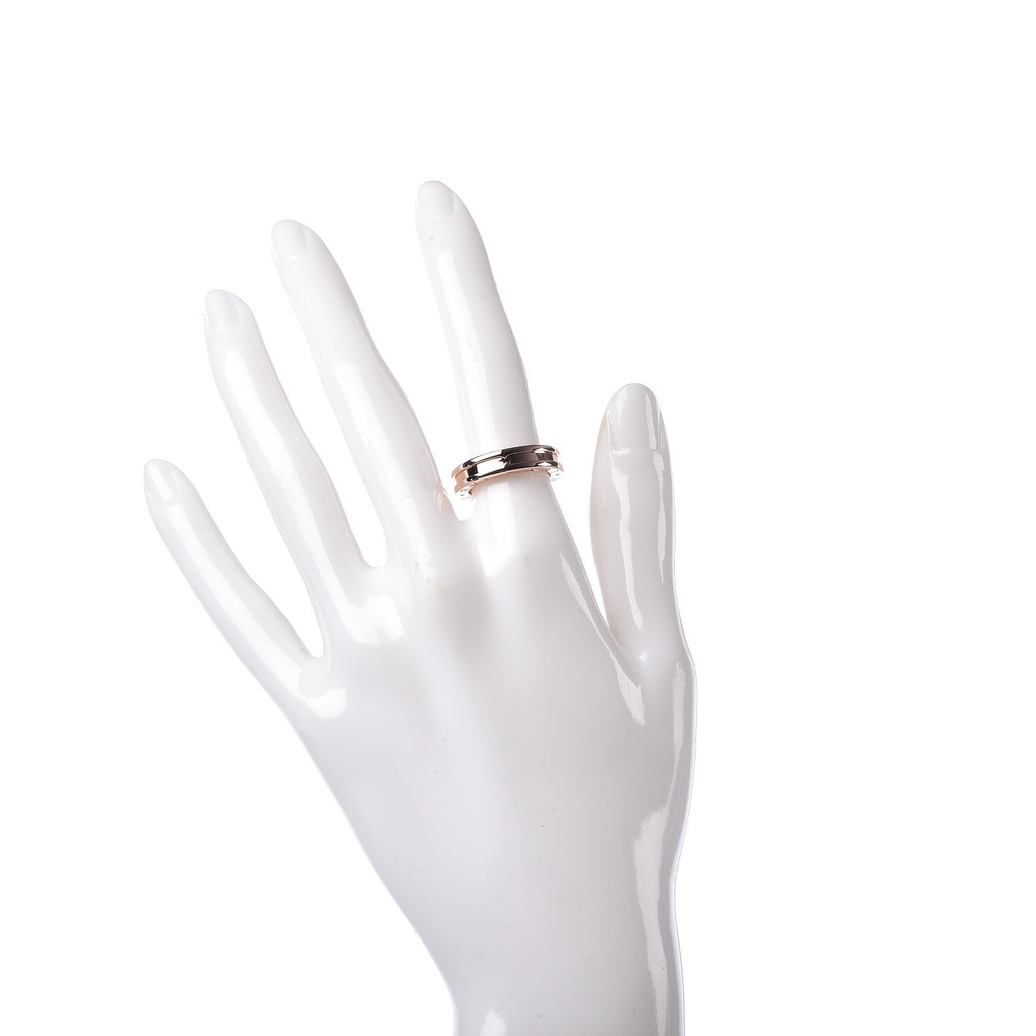 Bulgari 18K Rose Gold B.Zero1 One-Band Ring 50 5.25 2 of 6