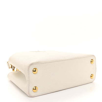 Louis Vuitton Taurillon Capucines BB Blanc Casse 4 of 10