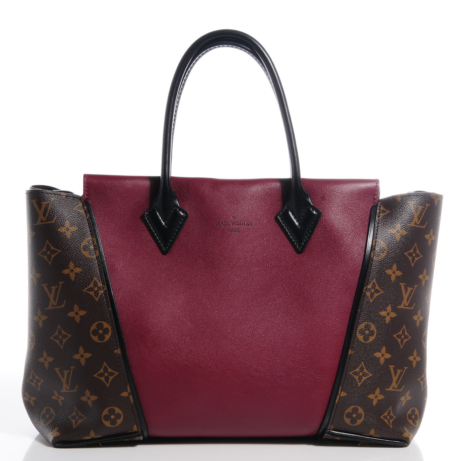 Louis Vuitton Monogram Cuir Orfevre Tote W PM Prunille 3 of 8