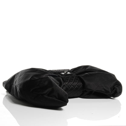 Chanel Satin Large Bow Bag Black 4 of 7