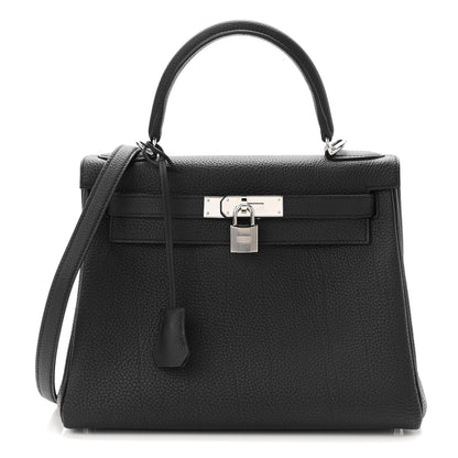 Hermes Togo Kelly Retourne 28 Black 1 of 12