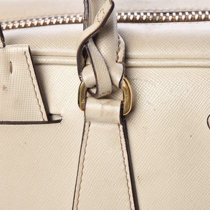 Prada Saffiano Lux Tote Bowler Talco 21 of 36