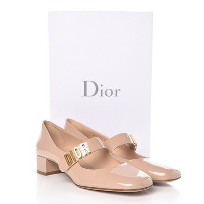 Christian Dior Patent Baby-D Ballet Pumps 39 Nude 9 of 9