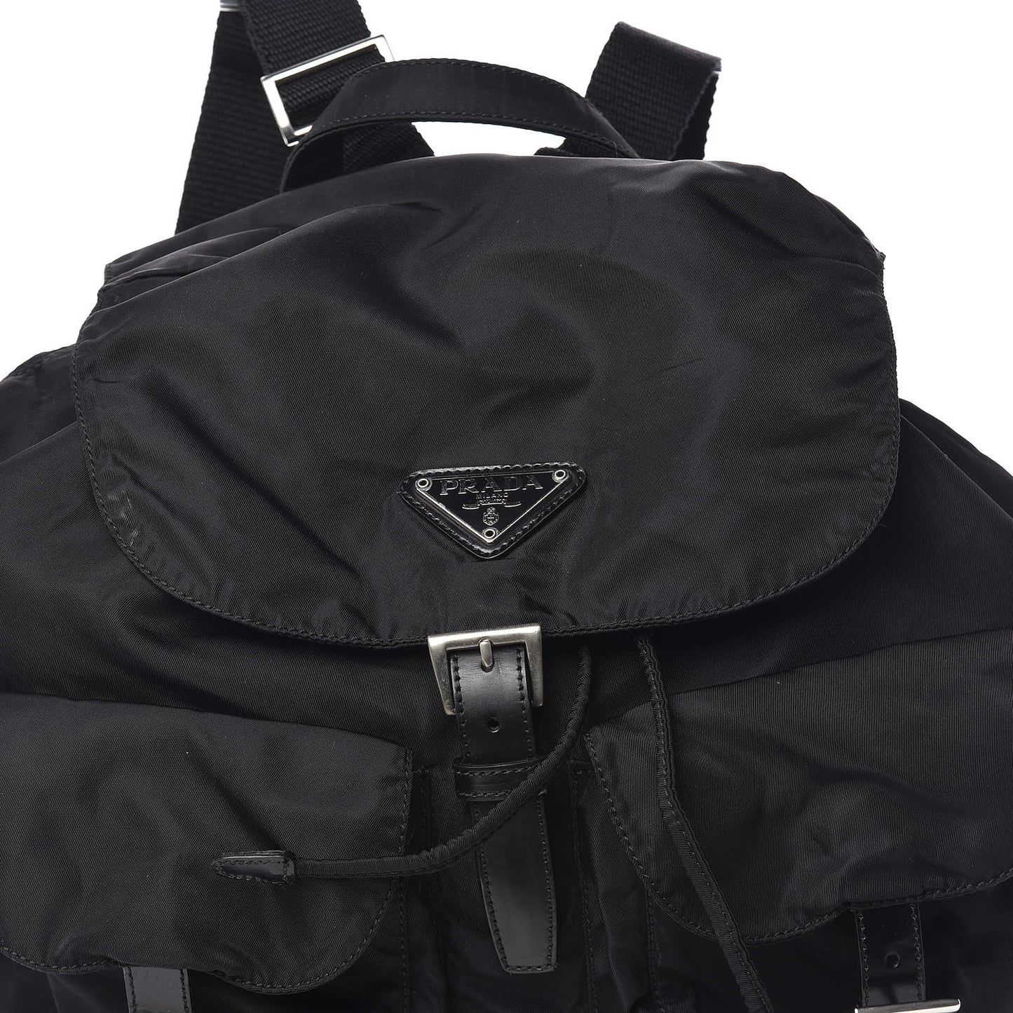 Nylon Vela Medium Backpack Black