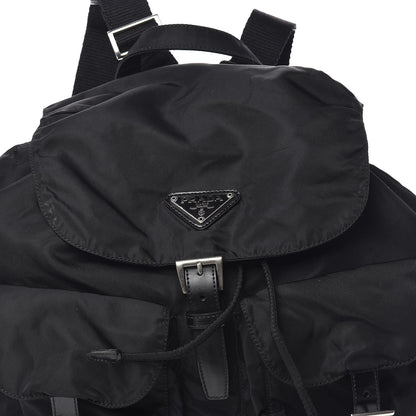 Prada Nylon Vela Medium Backpack Black 10 of 10