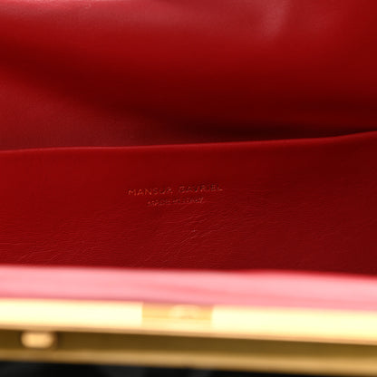 Mansur Gavriel Lambskin Wave Frame Clutch Black 6 of 6