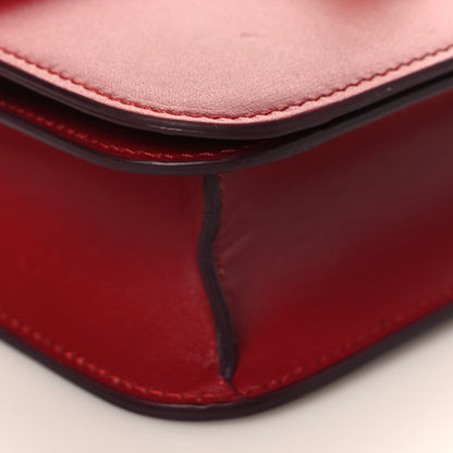 Celine Box Calfskin Teen Classic Box Flap Bag Red 6 of 11
