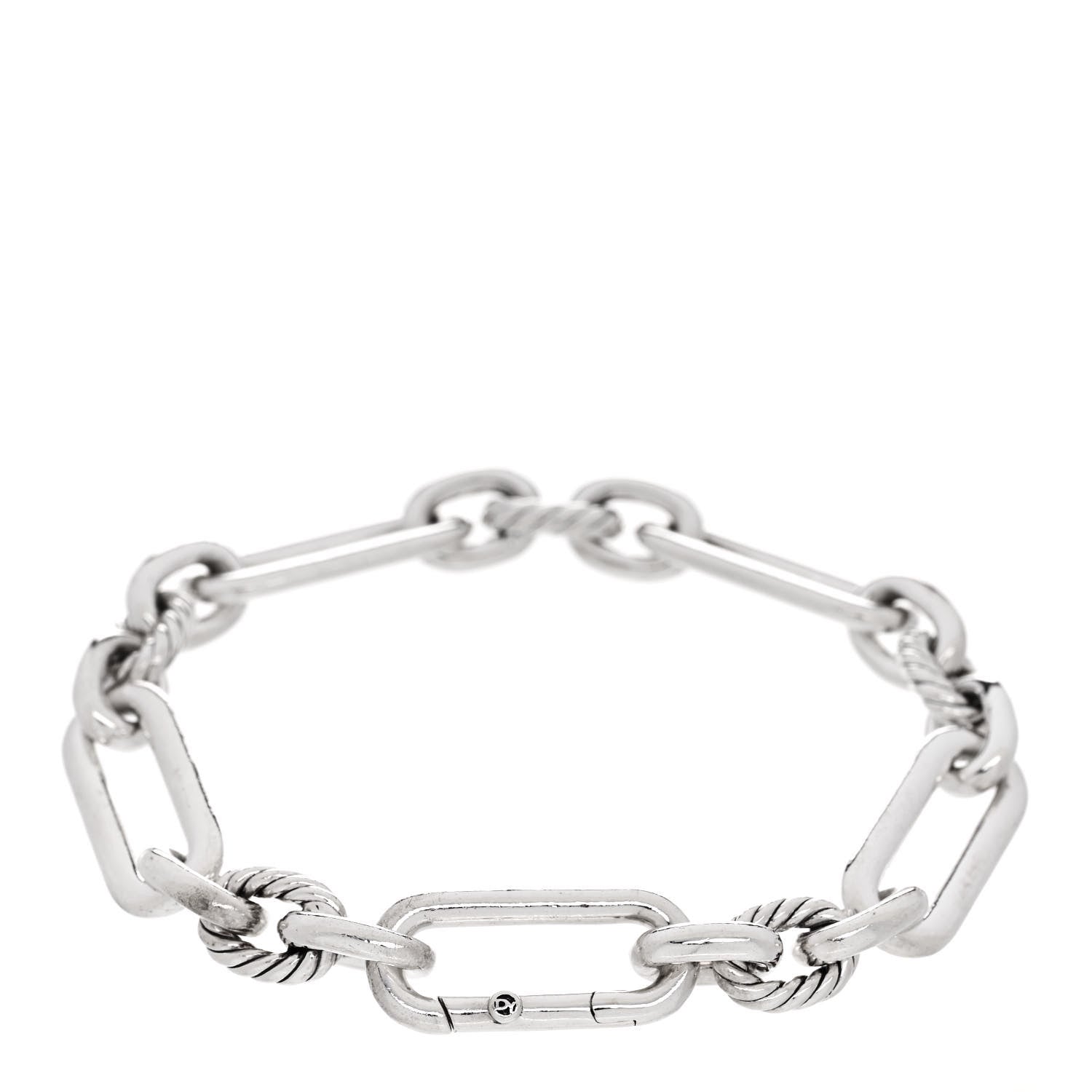 David Yurman Sterling Silver 9.8mm Lexington Chain Bracelet 2 of 4
