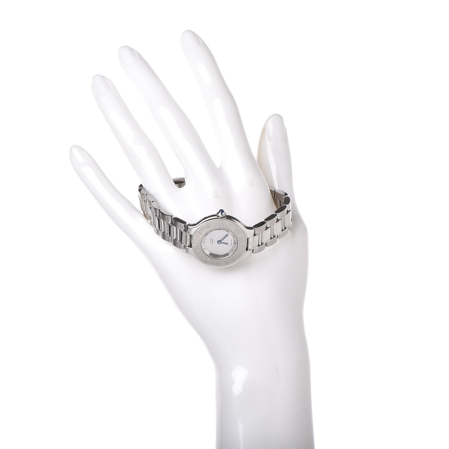 Cartier Stainless Steel 28mm Must De 21 Quartz Watch 2 of 7