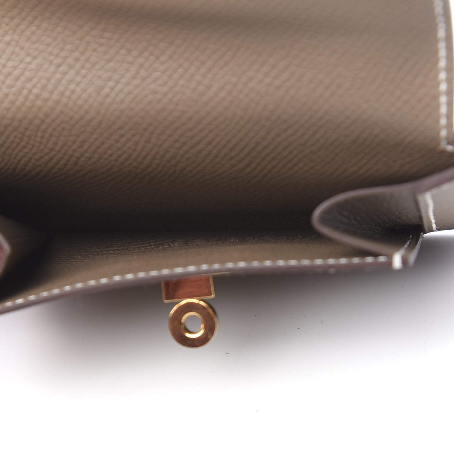 Hermes Epsom Kelly Pocket Compact Wallet Etoupe 5 of 7