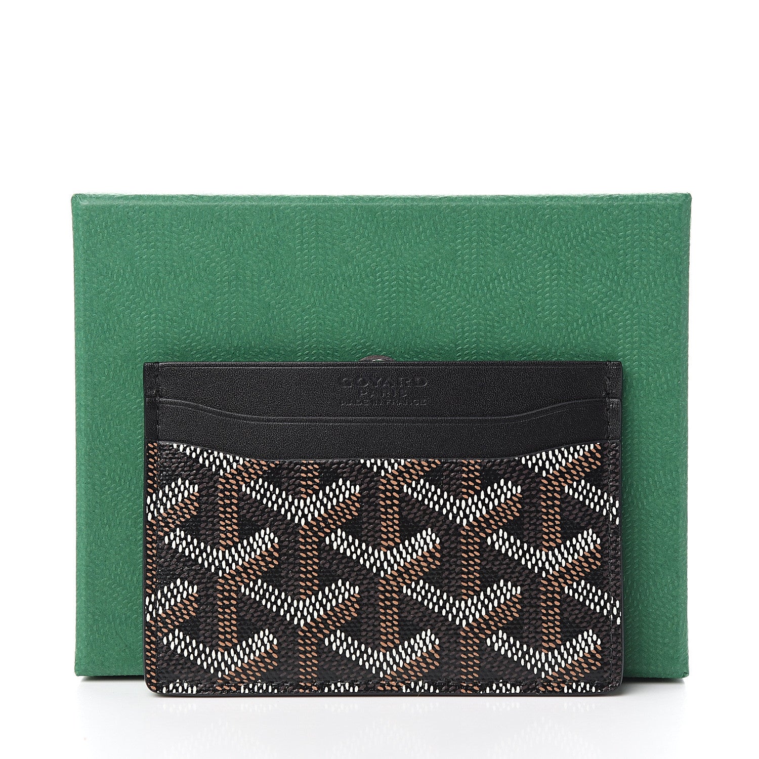 Goyard Goyardine Saint Sulpice Card Holder Black 6 of 6