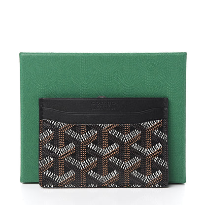 Goyard Goyardine Saint Sulpice Card Holder Black 6 of 6