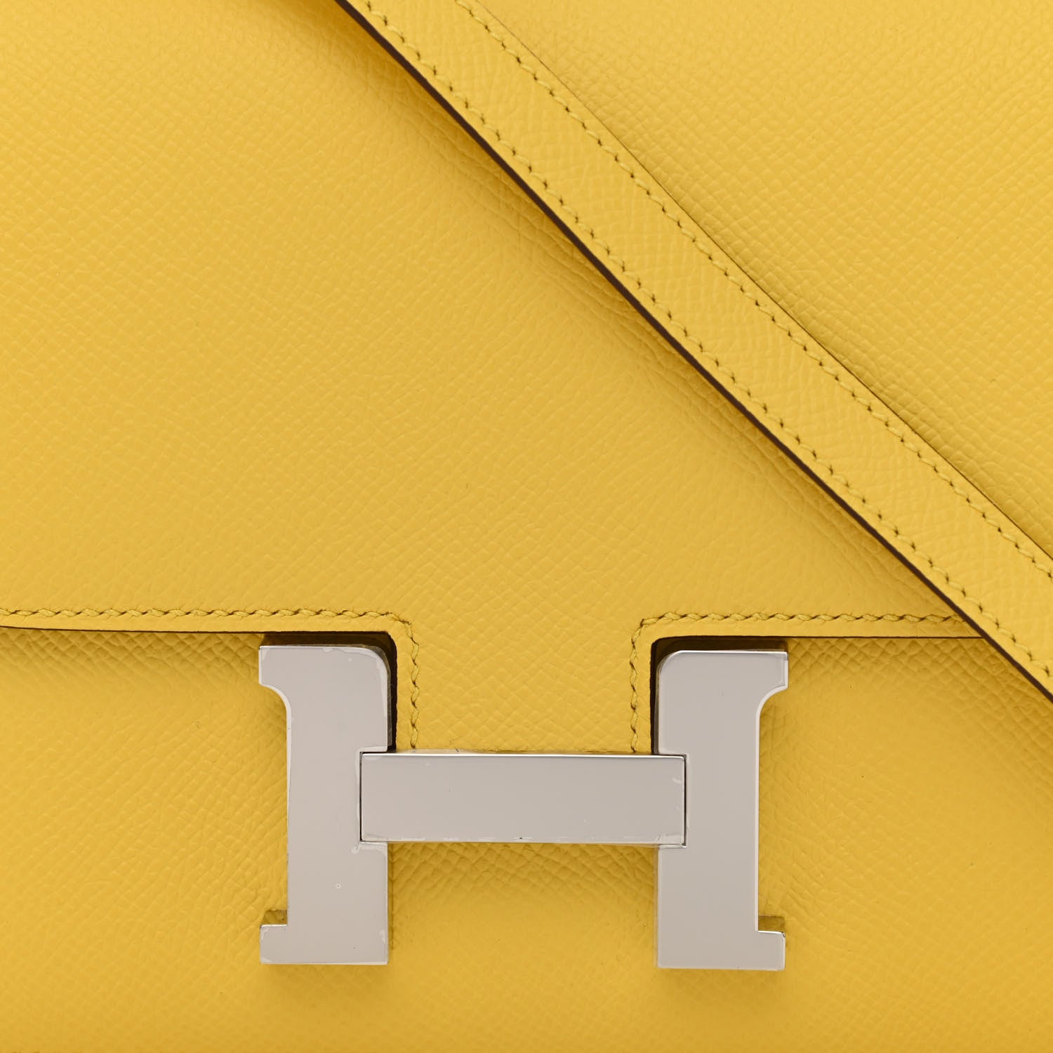 Hermes Epsom Constance 18 Jaune de Naples 9 of 12