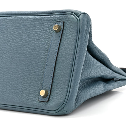 Hermes Togo BIRKIN 30 Cobalt 9 of 12